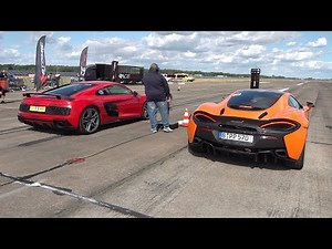 Mclaren 570GT vs Audi R8 V10 Performance