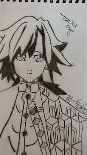 giyu Drawing #animeart#animedrawing#trending#trend#drawing#demonslayer#giyu#amnewbutnottheleast