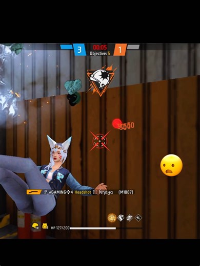 Randam Ladki 🫡 With Lone Wolf Shot 3D Animation #freefire #shorts