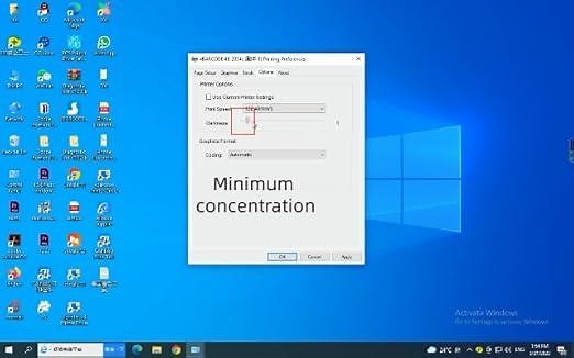 420B: How to Change Printer Darkness On Window