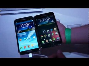 Comparison: Galaxy Note 2 vs. Galaxy Note First Look Walkthrough
