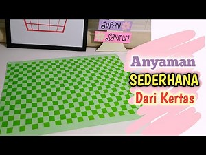 Making Simple Paper Weaving | Simple Paper Weaving