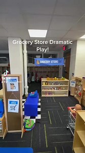 4.1K views · 42 reactions | Explore our new dramatic play grocery store setup!  From shelves to signs, see how we've transformed our space. Find all the printable grocery store signs on my website, preschoolvibes.com. #DramaticPlaySetup #PreschoolActivities #CreativeLearning #PreschoolVibes #preschoolteacher | Preschool Vibes | Facebook