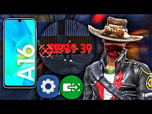 CONFIGURACIÓN para SAMSUNG galaxy A16 para DAR todo ROJO en Free Fire..