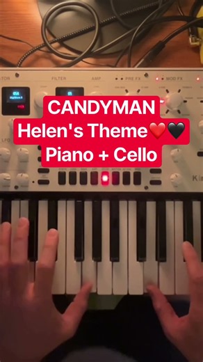 Candyman -- Helen's Theme -- Phillip Glass -- piano + cello