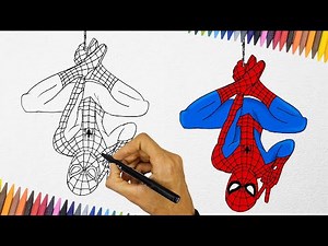 How to draw Spider-Man - Easy step by step for beginners
