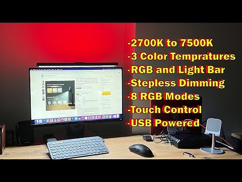 ''CHEAP'' Monitor Light Bar with RGB - Unboxing, Installation & Test