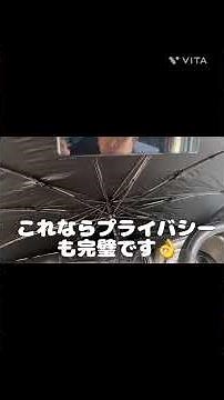 傘型サンシェード購入しました。エブリイワゴンに取り付け動画 #エブリイワゴン#スズキ#サンシェード#軽自動車#車中泊