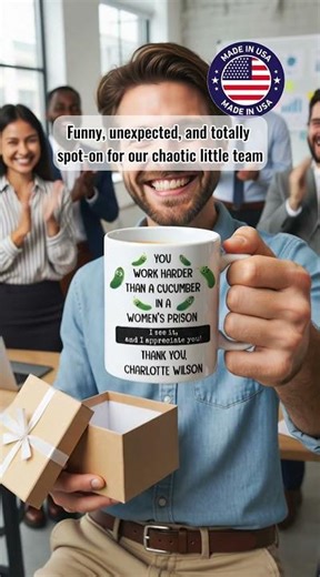 Funny Thank You Gift For Team, Employee, Mentee, Coworkers | Gag Gift | Personalized Mug