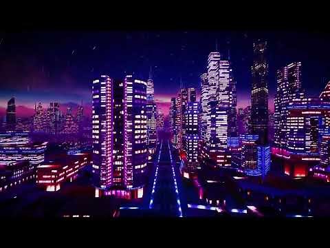 Retro City Background 4K VJ Loop Video | No Copyright Video | No Copyright Stock Video