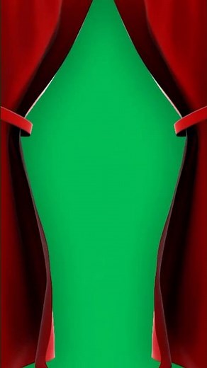 Green Screen Curtain Open Animation #animation #curtains #greenscreen #motiongraphics