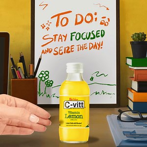 1.4K views · 3.1K reactions | A dose of Vitamin C for a surge of productivity!  Drinking Vitamin C helps with stress recovery, so you can focus on your daily tasks and seize the day!  | C-vitt Philippines | Facebook
