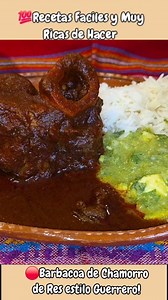 🔴Barbacoa de Chamorro de res Casera Estilo Guerrero! Receta Mexicana Facil y Rica para tu Cena! 💥INGREDIENTES 8 PERSONAS 💥 4 Kilos de chamorro de res ( hueso de anillo) 4 hojas de laure2 hojas de aguacate 1/2 cda de sal al gusto el adobo rojo🌶🌶 8 chiles Guajillos 2 chiles anchos 1 chile pasilla 3 chiles morita 1 cda de sal algusto 3 clavos de olor 1/2 cda de pimienta negra entera 1 pusca de comino entero 1 pisca de mejorana 1 pisca de tomillo seco 3 dientes de ajo 1 trocito de cebolla blanc