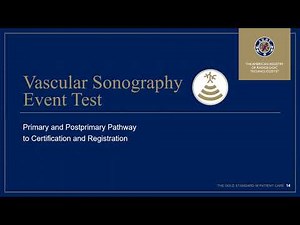 Vascular Sonography at ARRT – Webinar for Vascular Sonography Program Directors – Oct. 1