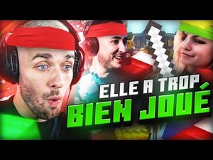ELLE A TROP BIEN JOUÉ ! 😲 (Minecraft Bed Wars)