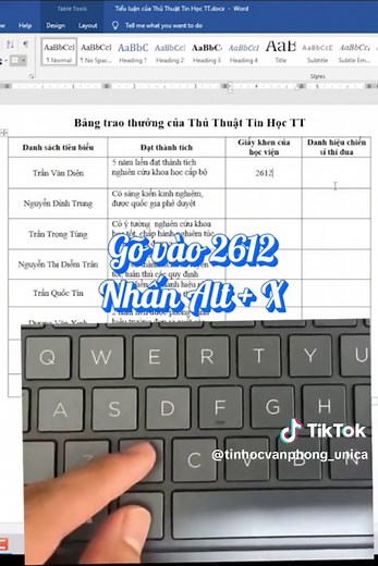 Cách thêm dấu x vào ô vuông trong Word hiệu quả
