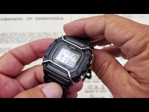 Casio W-218 H Bull bar install