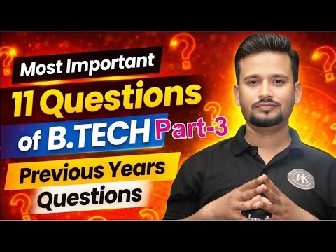 B.Tech Exam Important Questions #2026 #btech #physics #previousyearquestions