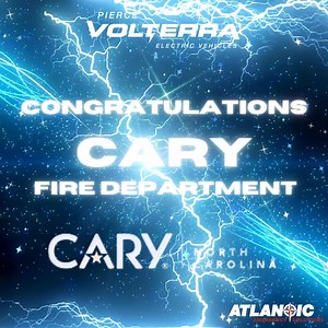 It's with great excitement to announce the first #Pierce #Volterra electric fire truck order on the east coast is with Cary Fire Department of North Carolina! We are proud to be partnering with them while supporting their commitment to the Sustainable and Resilient Cary initiative which focuses on reducing fuel consumption and emissions. With already several Pierce fire trucks on order with Idle Reduction Technology (IRT), the Volterra allows Cary Fire Department to take the next step into elect
