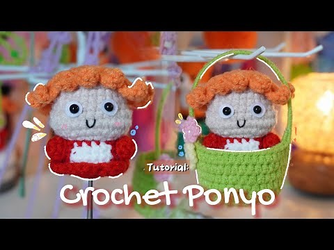 Crochet Ponyo in a Bucket Tutorial | Crochet Easy Projects | Amigurumi | Ghibli