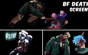13th Friday Night: Funk Blood - BF的所有死亡画面 (FNF MOD/Jason Voorhees)