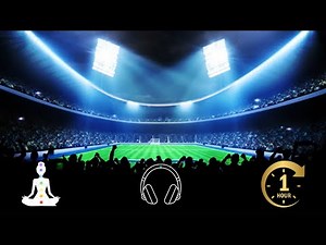 🏟️ Stadium Crowd Soundscape | 1 Hour of Energetic Cheers & Lively Ambience for Motivation & Focus 🏟️