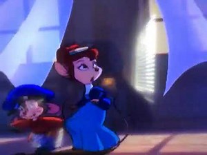 Fievel And Nellie Gets Chased By The Night Monster Scene