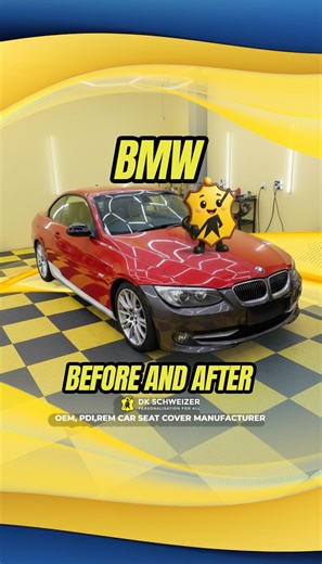 BMW 3 Series E92 — Back to Factory Fresh 👌🏼✨ This compact sports sedan from Munich gets a new lease on life with DK SCHWEIZER’s genuine Italian leather interior. The old cracked and worn seats are now fully reupholstered to look and feel brand new. Subtle yet sporty, the owner chose a clean look with a debossed M Sport logo in the center — the perfect blend of understated luxury and performance. Our Certified Italian Leather is ultra-durable, UV-resistant, water-repellent, and most importantly