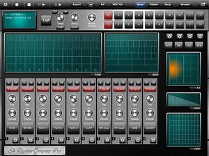 New iPad Drum Machine, S4 Rhythm Composer Pro