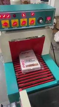 High-Speed Book Shrink Wrapping Machine | 30 Books/Min Automatic Sealer