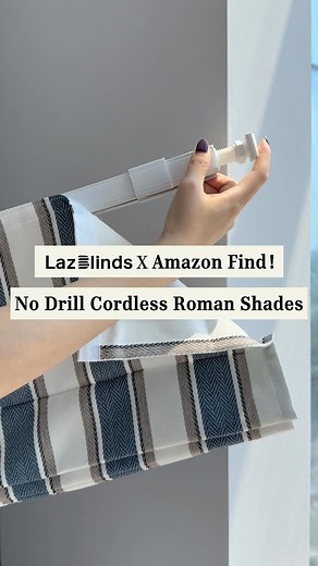 494K views · 2.7K reactions | ✨ No Drill Fabric Blackout Roman...