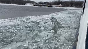 4.8K views · 131 reactions | Are we the only ones that hear “iceberg right ahead” while watching this video? Those were the words said by Fredrick Fleet aboard the Titanic on April 14, 1912. Al Getler of South Hero videoed his crossing of Lake Champlain to New York this afternoon. “Some thing you don’t see every day,” he said. #lakechamplain #vermont #ferrycrossing #newyork | The Islander | Facebook