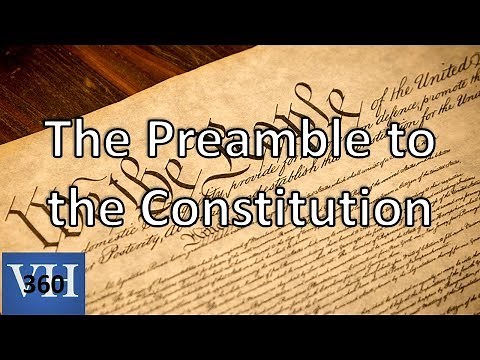 The Preamble to the Constitution
