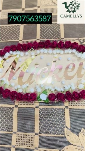 A loving surprise from mom to her lil miracle #gift #customized #flowers