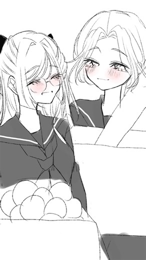 それさえも叶わないの？ #イラスト #創作 #創作百合 #百合