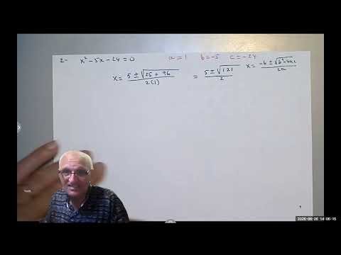 ✏️ Lesson 16 The Quadratic Formula — Derive It & Use It Every Time |