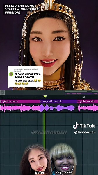 Cleo Remix: Jiafei e Cupcakke na Música da Cleópatra