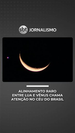 Rare alignment of the Moon and Venus catches attention in the sky | #SBTNews