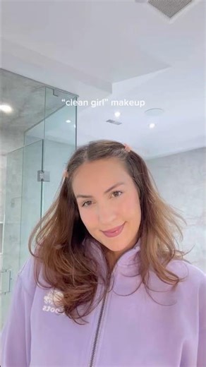 “Clean Girl” Makeup With a Hint of “Baddie” 😜💅🌸🎀✌️#cleangirlmakeup #minimalmakeup #nomakeuplook