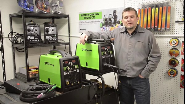 Forney 324 MIG/Stick/TIG 3-in-one 190-Amp Welder, 120/230-Volt, Green