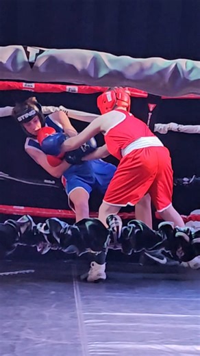 Did the kid try a Mir Lock? 🤣 #boxing #usaboxing #ufc #mirlock #knockout #p4p #shorts