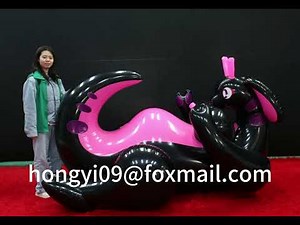 2m glossy pink goodra with sph #inflatable