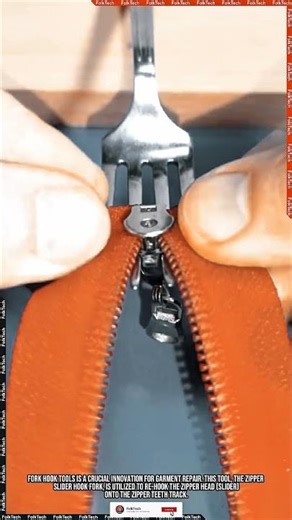 Fork Hook Tools: Install Zipper Slider Easy Precision Innovation #tool #tools #innovation