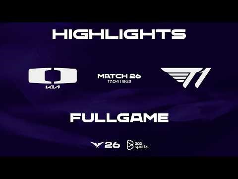 FULL HIGHLIGHTS DK vs T1 | MATCH 26 | 2026 LCK | 04.17.2026