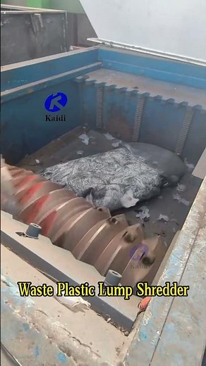 Single Shaft Shredder in Action | Efficient Plastic Shredding with Hydraulic System
