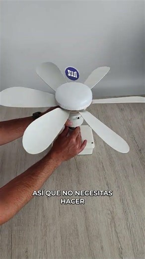 Lámpara con Ventilador y Control Remoto