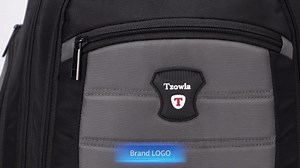 Tzowla Travel Laptop Backpack for Men&Women,17.3" Computer Water Resistant Anti Theft TSA Friendly Backpacks with Lock and USB Charging Port,College Business Work Hiking Bookbag Daypack,Light Grey