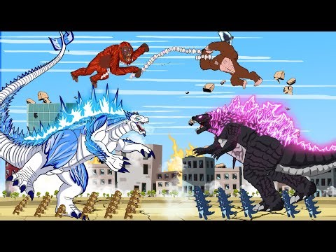 Skar King & Shimo Vs Godzilla & Kong - Fight Scene | GODZILLA X KONG: THE NEW EMPIRE