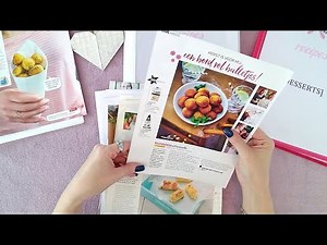 ASMR Paper Sorting • Recipes • No Talking