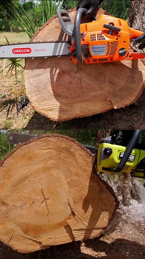 We reviewed the brand new @ryobitoolsusa RY405110 40V HP 20-inch chainsaw. They claim it’s comparable to a 50cc gas chainsaw, so we compared it to a Husqvarna 460 Rancher (60cc). Check out the full review on our YouTube channel. . . . . #shoplife #tools #toolsofthetrade #chainsaw #lawncare #treecare #treecareindustry #arborist #ryobination #ryobitools #bestchainsaw #husqvarna #homedepot #diy #howto